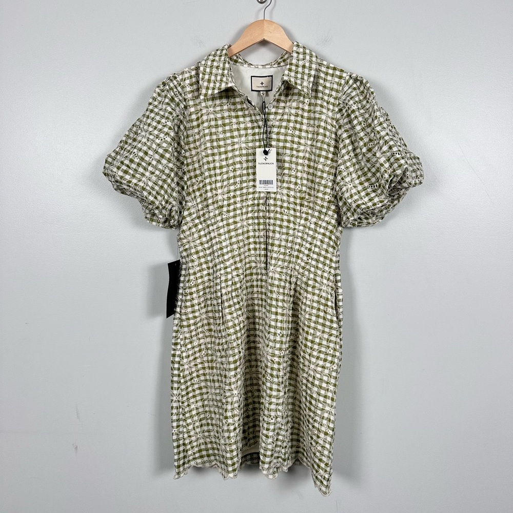 Tuckernuck Green and White Checkered Dress - Picture 6 of 11